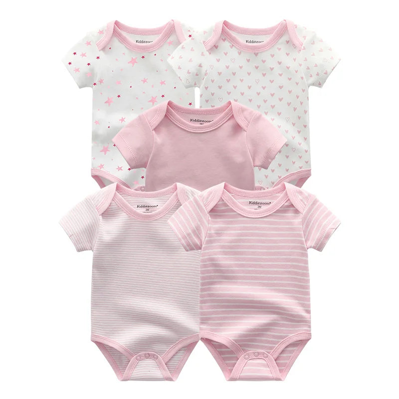 Mini Blooms Newborn Bodysuit Set (5-Piece)