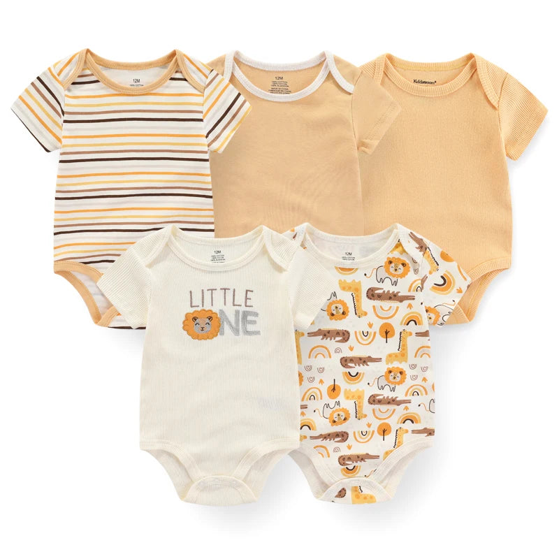 Mini Blooms Newborn Bodysuit Set (5-Piece)