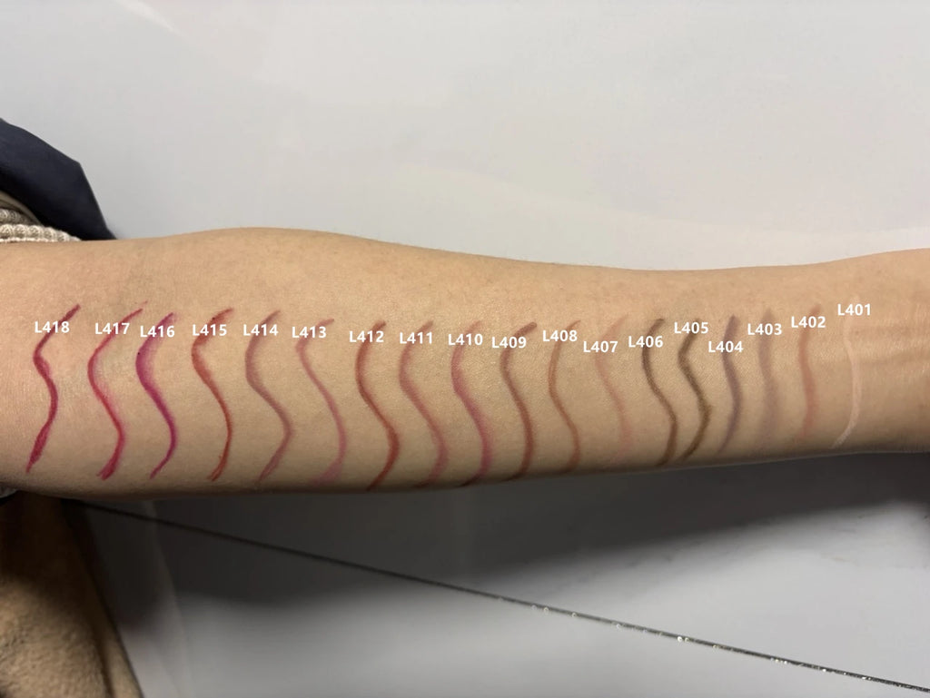 7PCS/SET Lip Makeup Set: 6 Matte Lip Liners + 1 Pencil Sharpener. Long-Lasting Matte Lip Liners with a Waterproof Formula