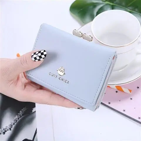 Mini Women Wallet Small animals heart Short Women's Wallet Card Holder Girls Woman Fashion Lady Coin Purse for Female Clutch Bag