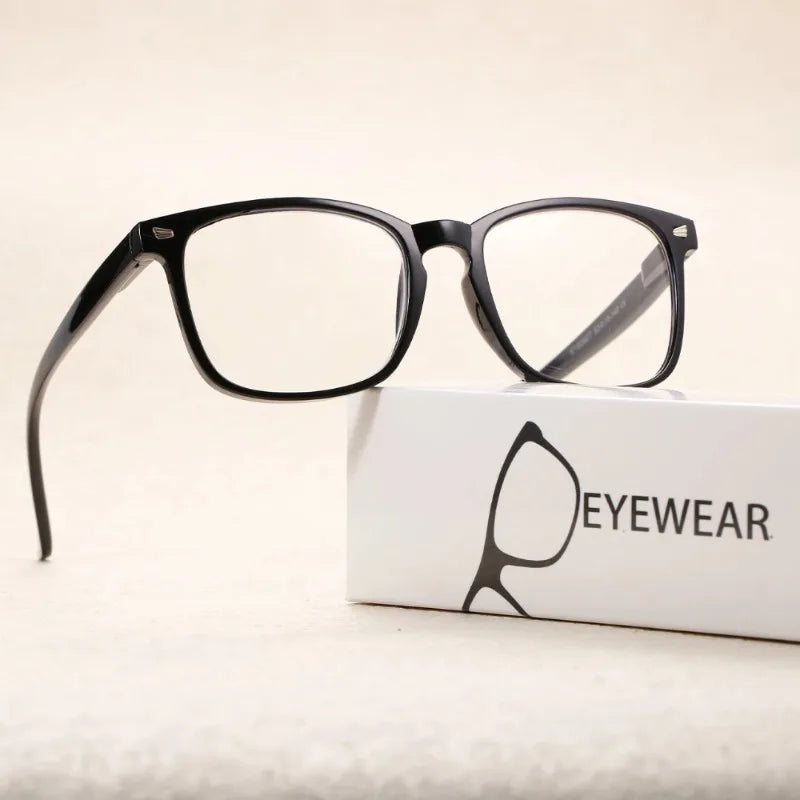 1/2/3/4/5PCS Elegant Simple and Stylish Geometric Glasses with Transparent Lenses Suitable for Daily Use