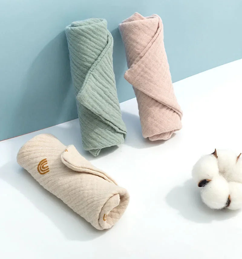 2/5PC Baby Towel New Born Items Stuff Muslin Squares Infant Newborn Hand Bath Shower Face Towel Soft Cotton Gauze Baby Washcloth