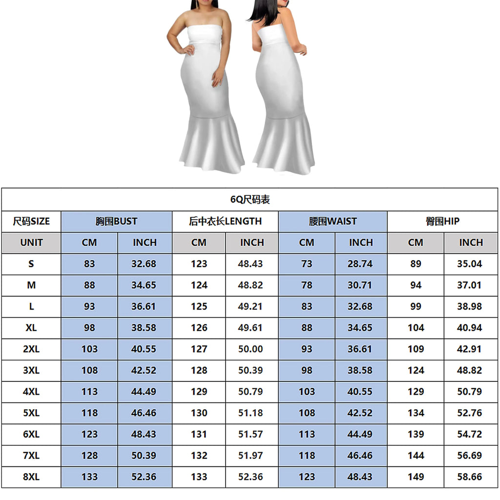 Summer Fashion Strapless Evening Dress Custom Polynesian Print New Design Party Elegant Slim Fishtail Dress Soft Quality Fabric