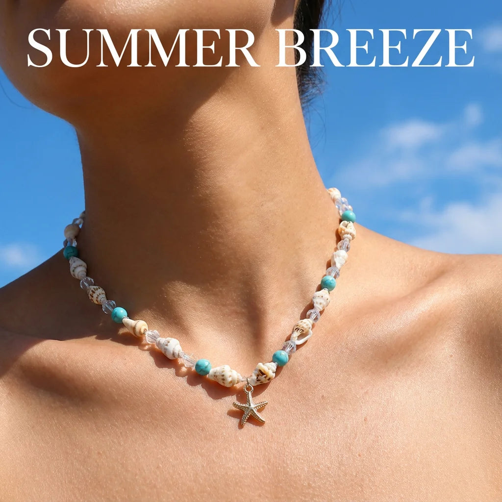 Cowrie Shell Choker Necklace