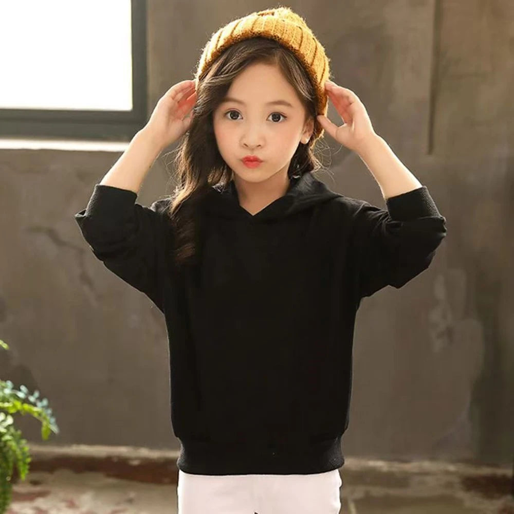 Bow Girl Pink Red Children's Hoodies Coat Top+Pants Suit Black Toddler Leisure Print Comfortable Fabric Clothing