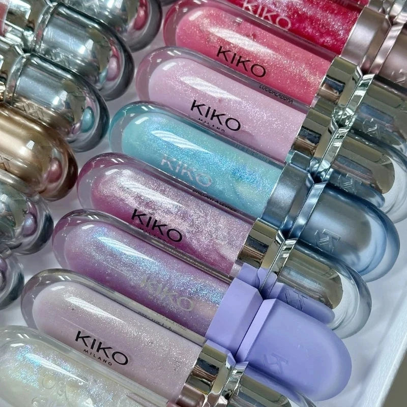 Fashion Brand Kiko Refreshing Non Greasy Mirror Lip Glaze Moisturizing Non Stick Cup Lipstick Deep Moisturelip Lip Balm Makeup