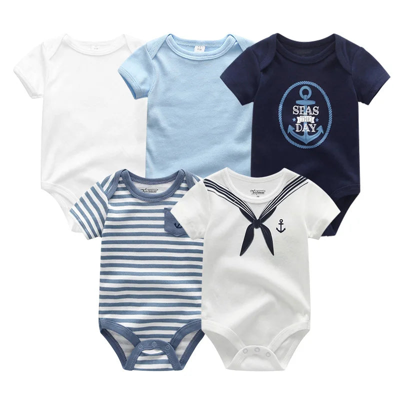 Mini Blooms Newborn Bodysuit Set (5-Piece)