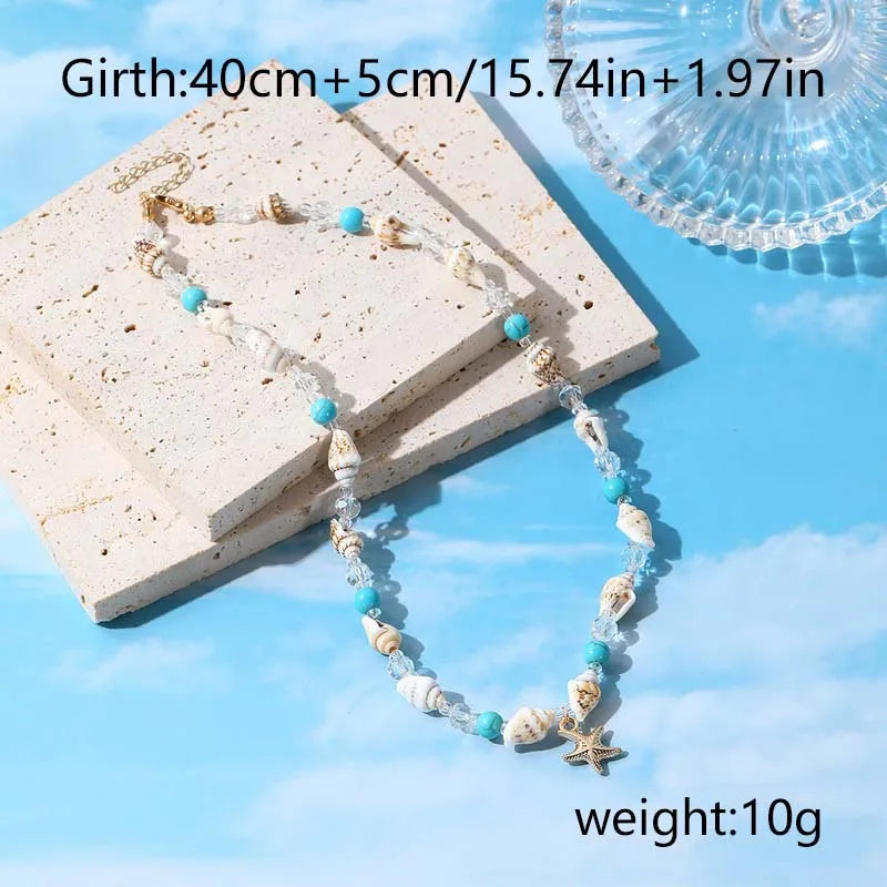 Cowrie Shell Choker Necklace