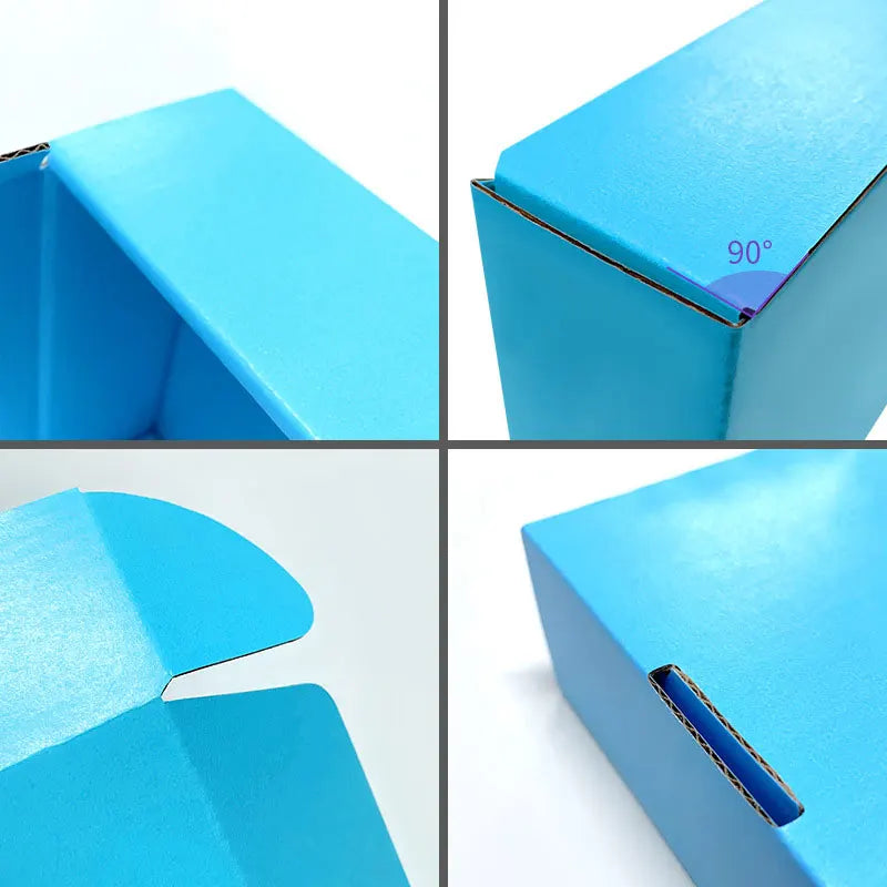 5pcs Extra Hard Airplane Box Cosmetics Shirt Wig Gift Box Wedding Party Paper Box Folding Clothing Box Gift Box Packing