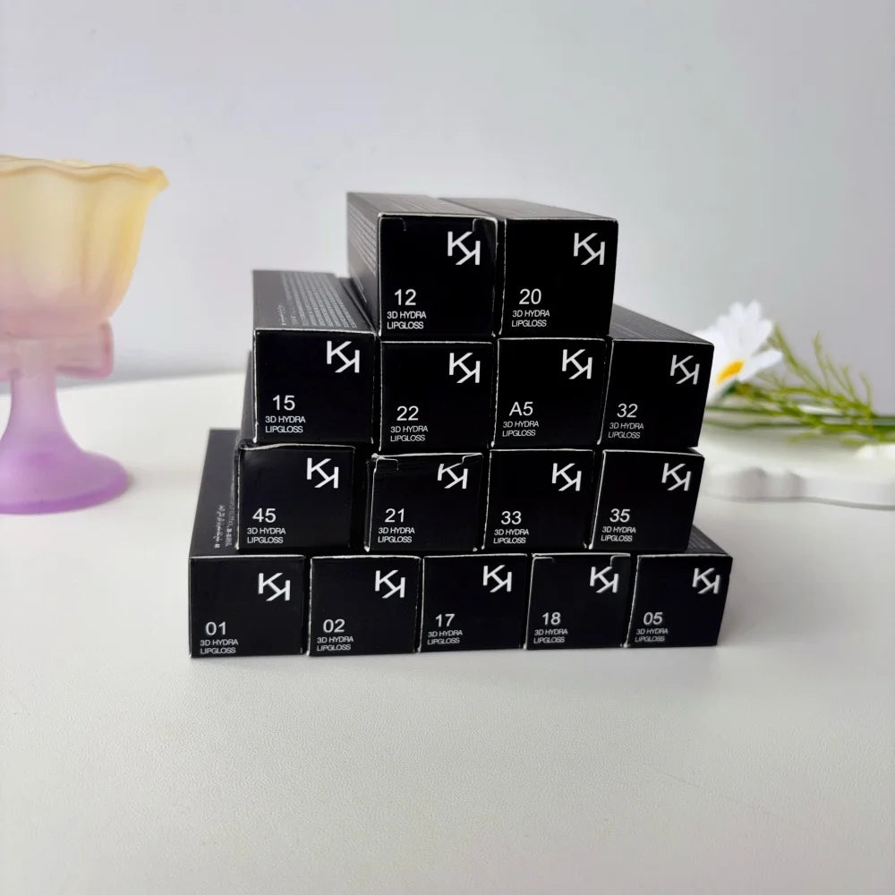 KIKO 3D Liquid Gloss Lip Glaze Mirror Plumper Lipstick Nourished Glossy Full Lips Not Fading Milk Tea Bean Paste Makeup Cosmetic