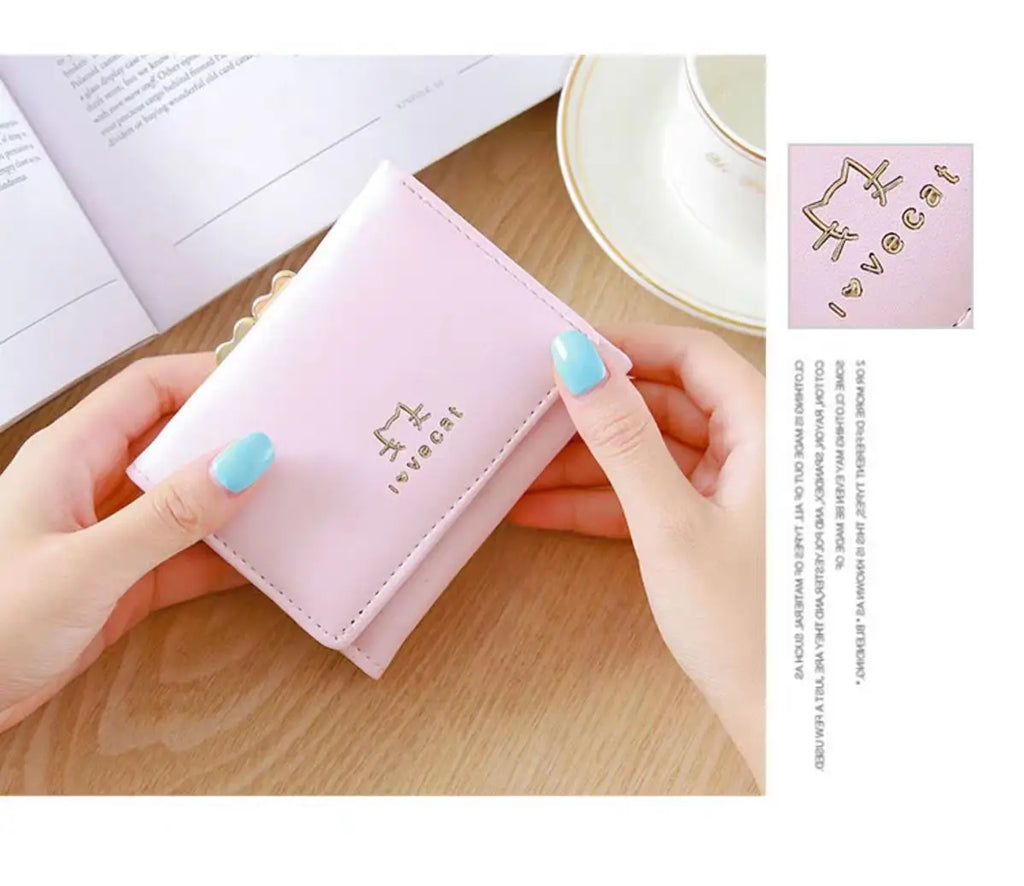 Mini Women Wallet Small animals heart Short Women's Wallet Card Holder Girls Woman Fashion Lady Coin Purse for Female Clutch Bag