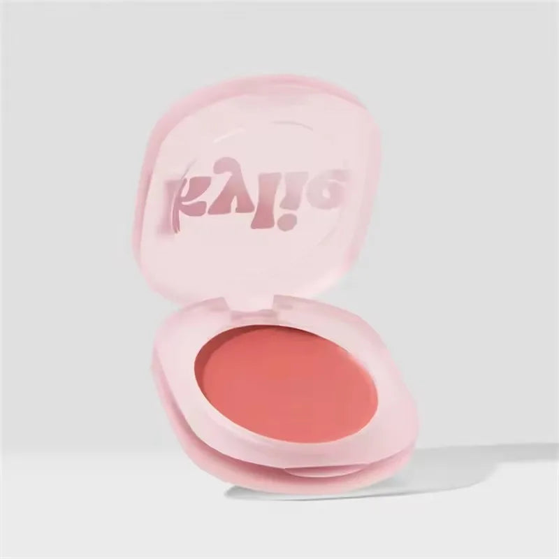 Kylie Hybrid Kissed Power Lip and Cheek Glow Balm Gloss Drip Cream Peach Pink Blusher Lasting Brighten Facial Rouge Cosmetics