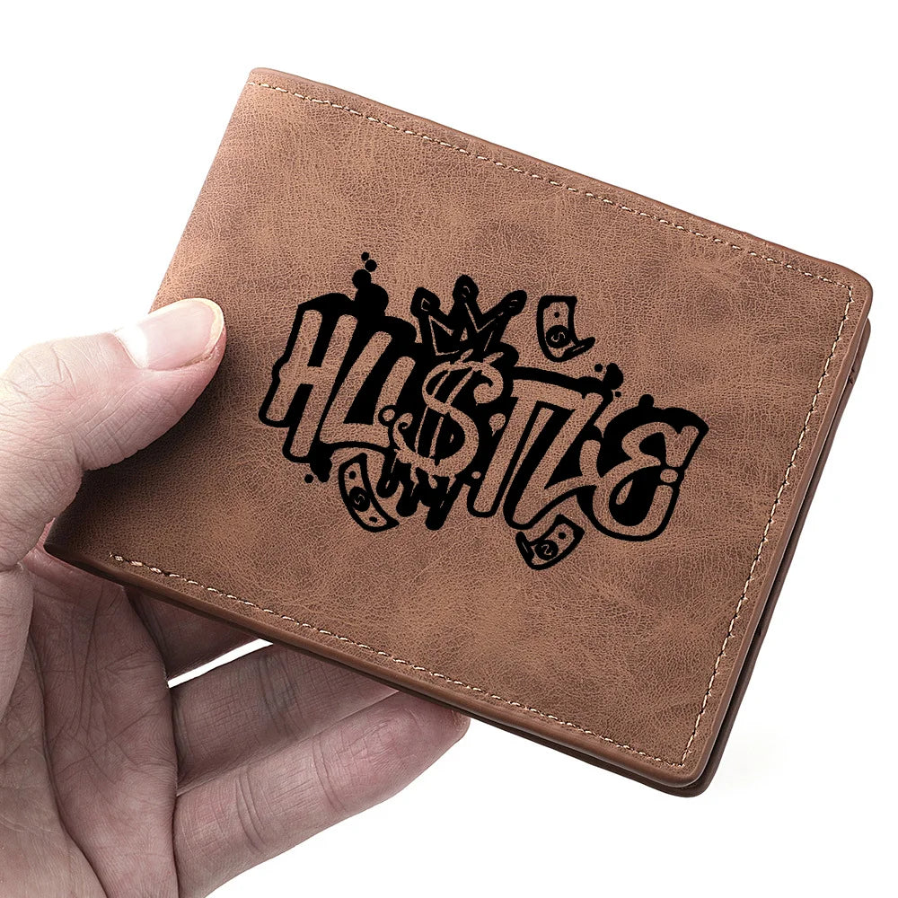 Mini Ultra-thin Men's US Dollar Wallet, Featuring a Retro-style Zipper Pocket, Multiple Card Slots, and a Credit Card Pocket
