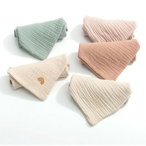 2/5PC Baby Towel New Born Items Stuff Muslin Squares Infant Newborn Hand Bath Shower Face Towel Soft Cotton Gauze Baby Washcloth