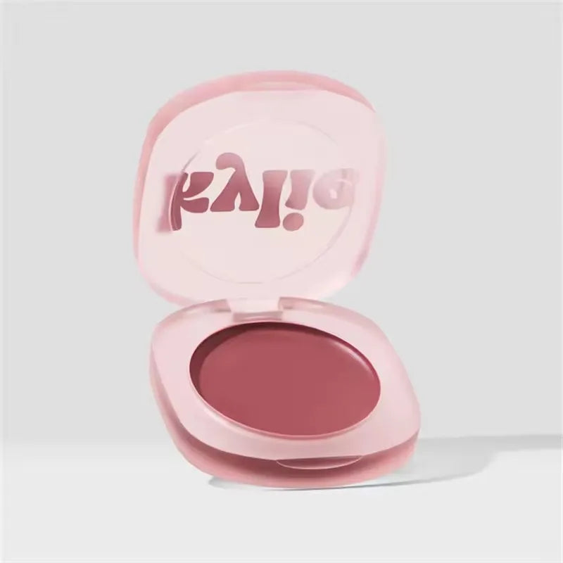 Kylie Hybrid Kissed Power Lip and Cheek Glow Balm Gloss Drip Cream Peach Pink Blusher Lasting Brighten Facial Rouge Cosmetics