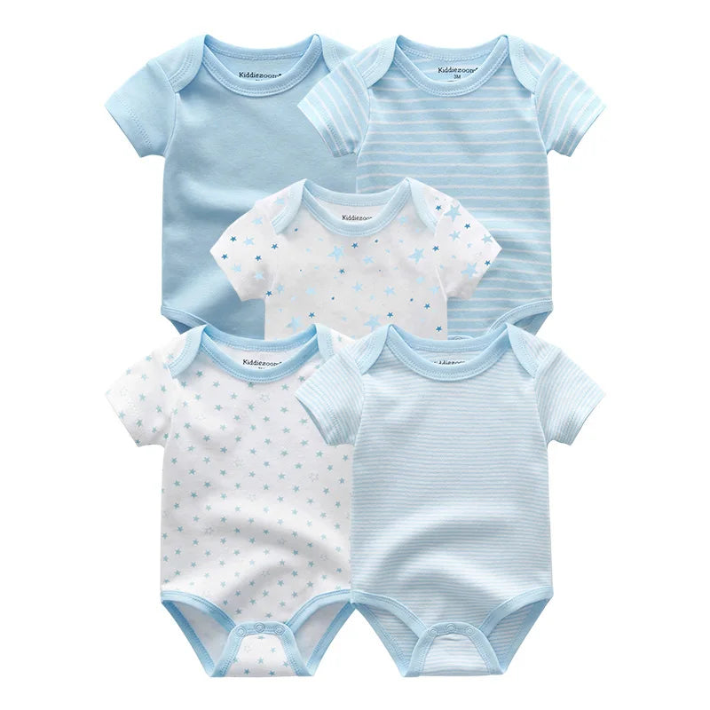Mini Blooms Newborn Bodysuit Set (5-Piece)