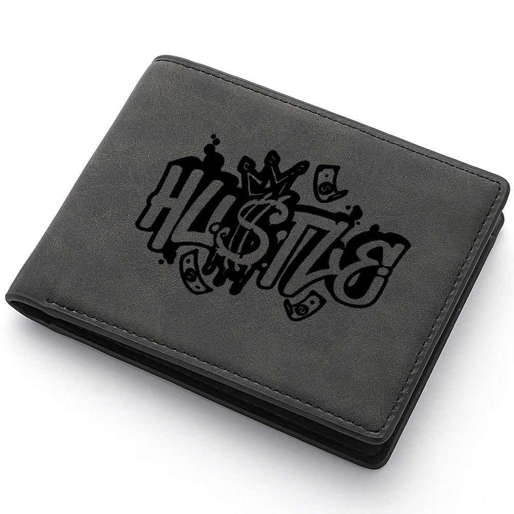 Mini Ultra-thin Men's US Dollar Wallet, Featuring a Retro-style Zipper Pocket, Multiple Card Slots, and a Credit Card Pocket
