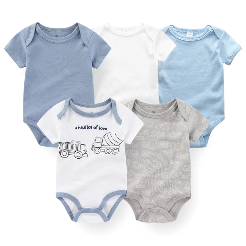 Mini Blooms Newborn Bodysuit Set (5-Piece)
